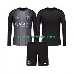 Camisola Paris Saint-Germain Guarda-redes Criança Equipamento Primeiro 2025-2026 Manga Comprida